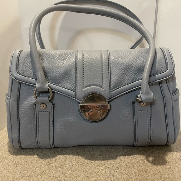 Michael Kors Handbags - Michael Kors Power Blue Leather Purse